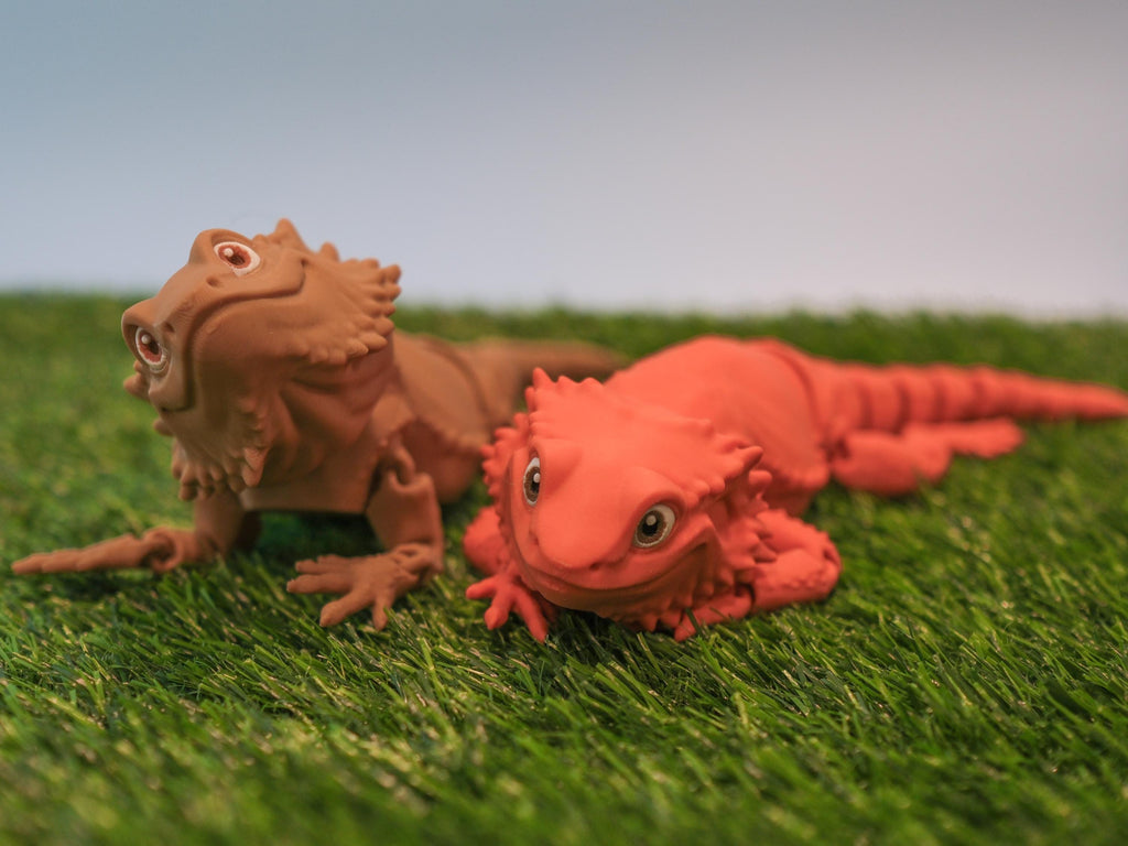 Bearded Dragon Articulated 3D Print Multicolor