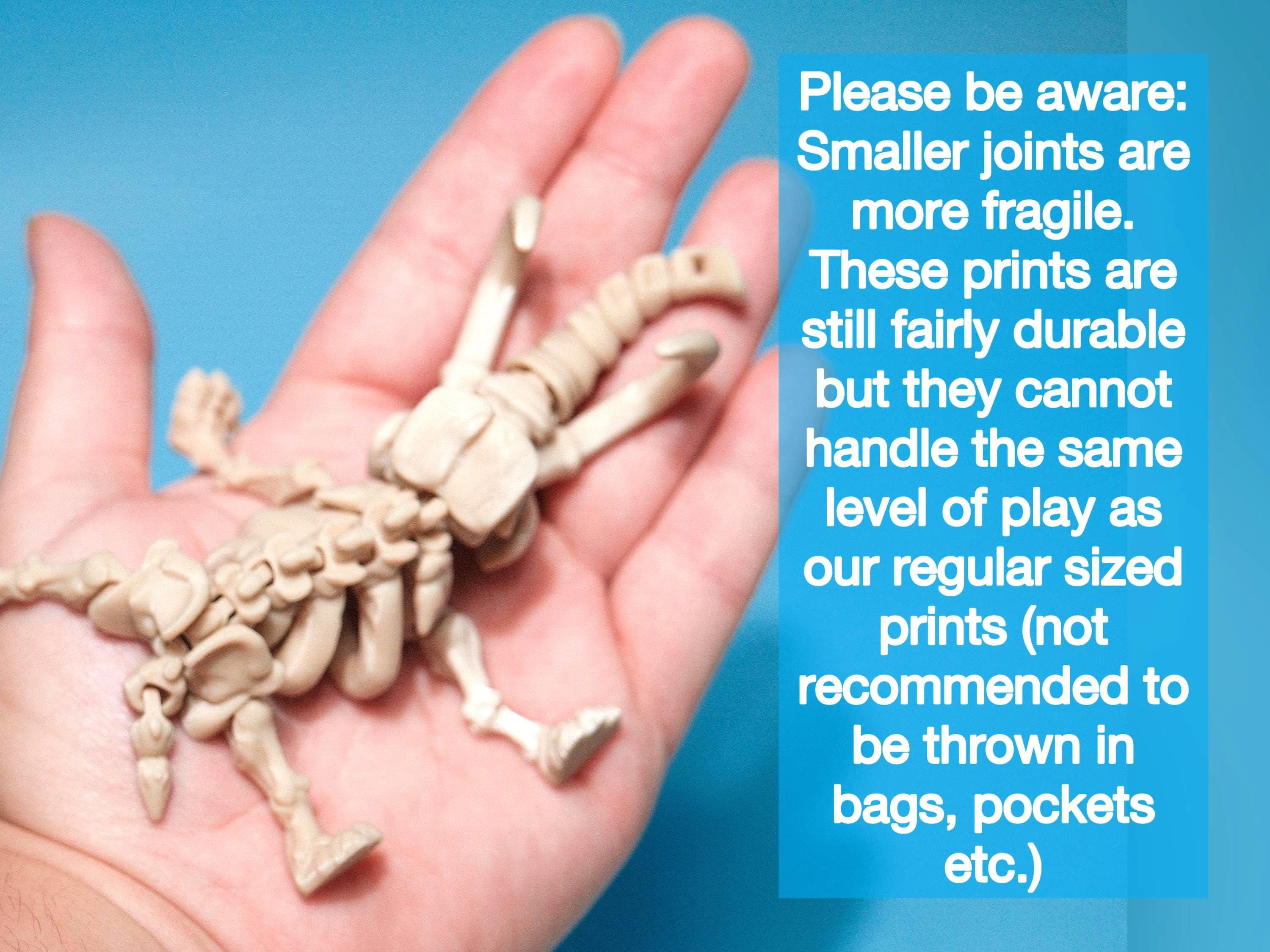 Flexi Skeleton Mammoth 3D printed toy