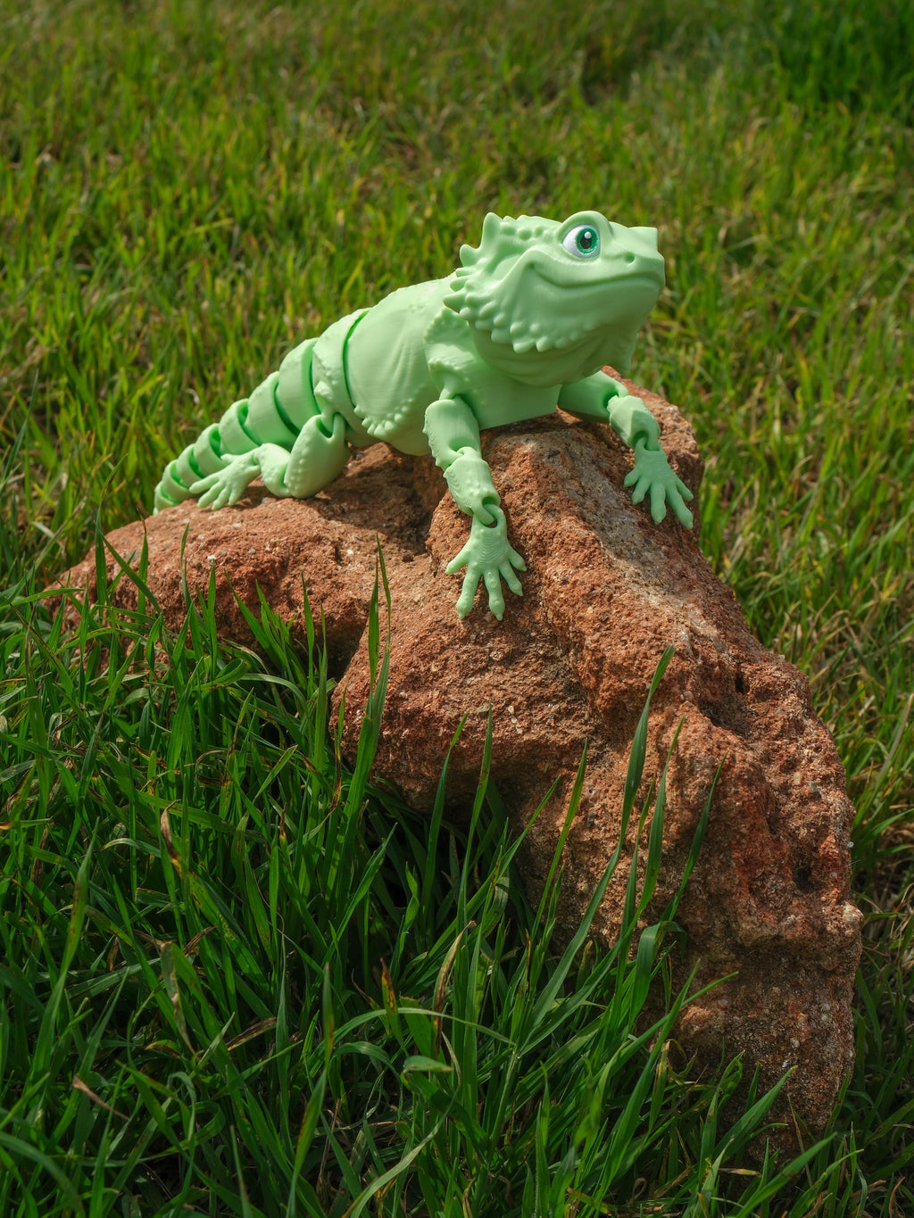 Bearded Dragon Articulated 3D Print Multicolor